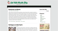 Desktop Screenshot of blog.letstalkhealth.com